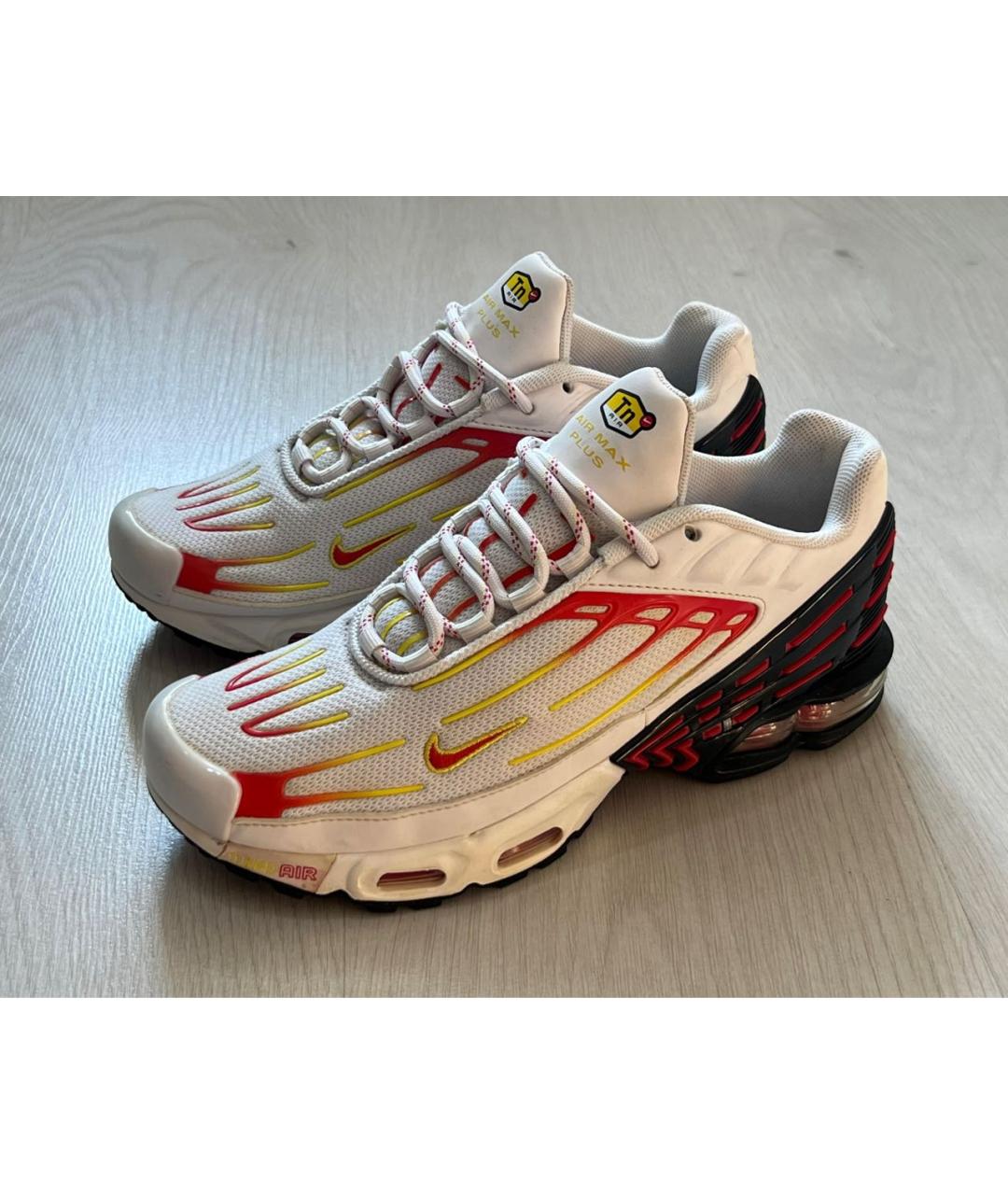 NIKE Белые текстильные кроссовки, фото 3