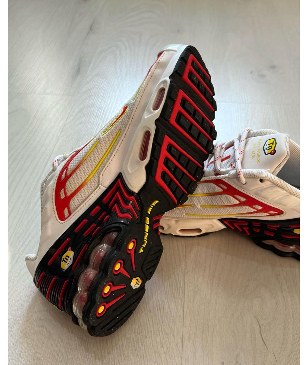 NIKE Белые текстильные кроссовки, фото 5