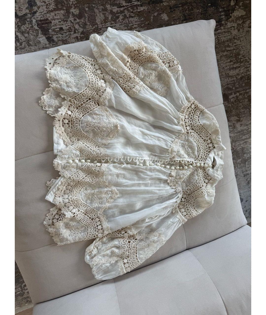 ZIMMERMANN Бежевая блузы, фото 7