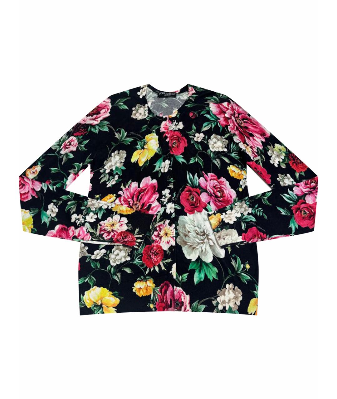 DOLCE&GABBANA Мульти шелковый кардиган, фото 1