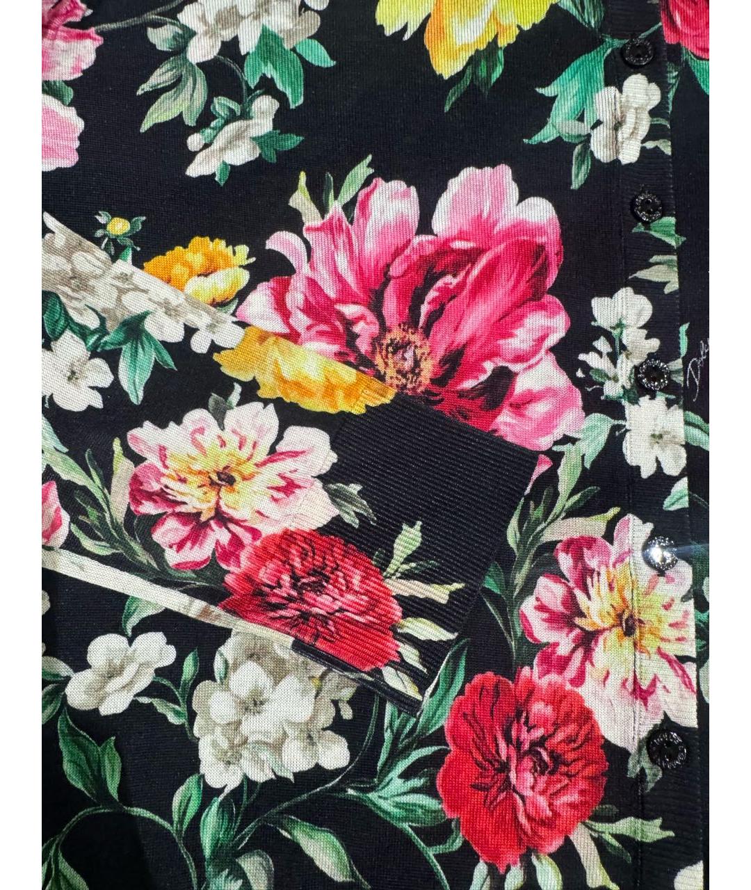 DOLCE&GABBANA Мульти шелковый кардиган, фото 2