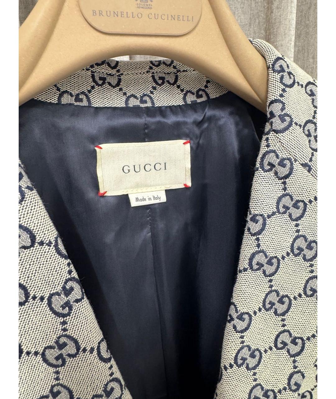 GUCCI Серая хлопковая пижама/белье, фото 3