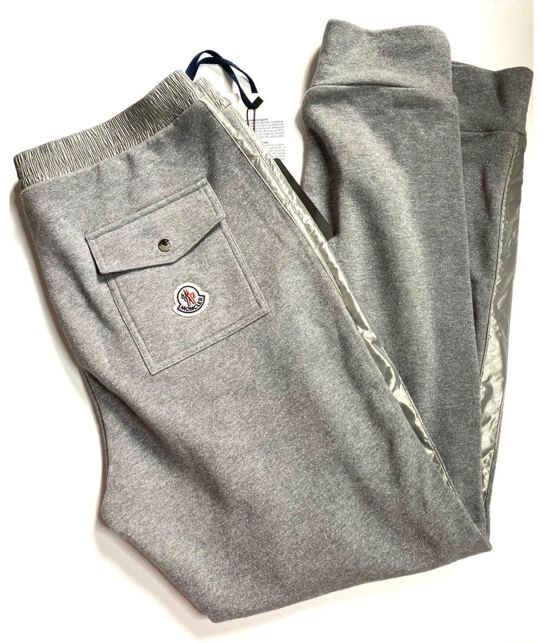 MONCLER Серый хлопковый спортивные костюмы, фото 2