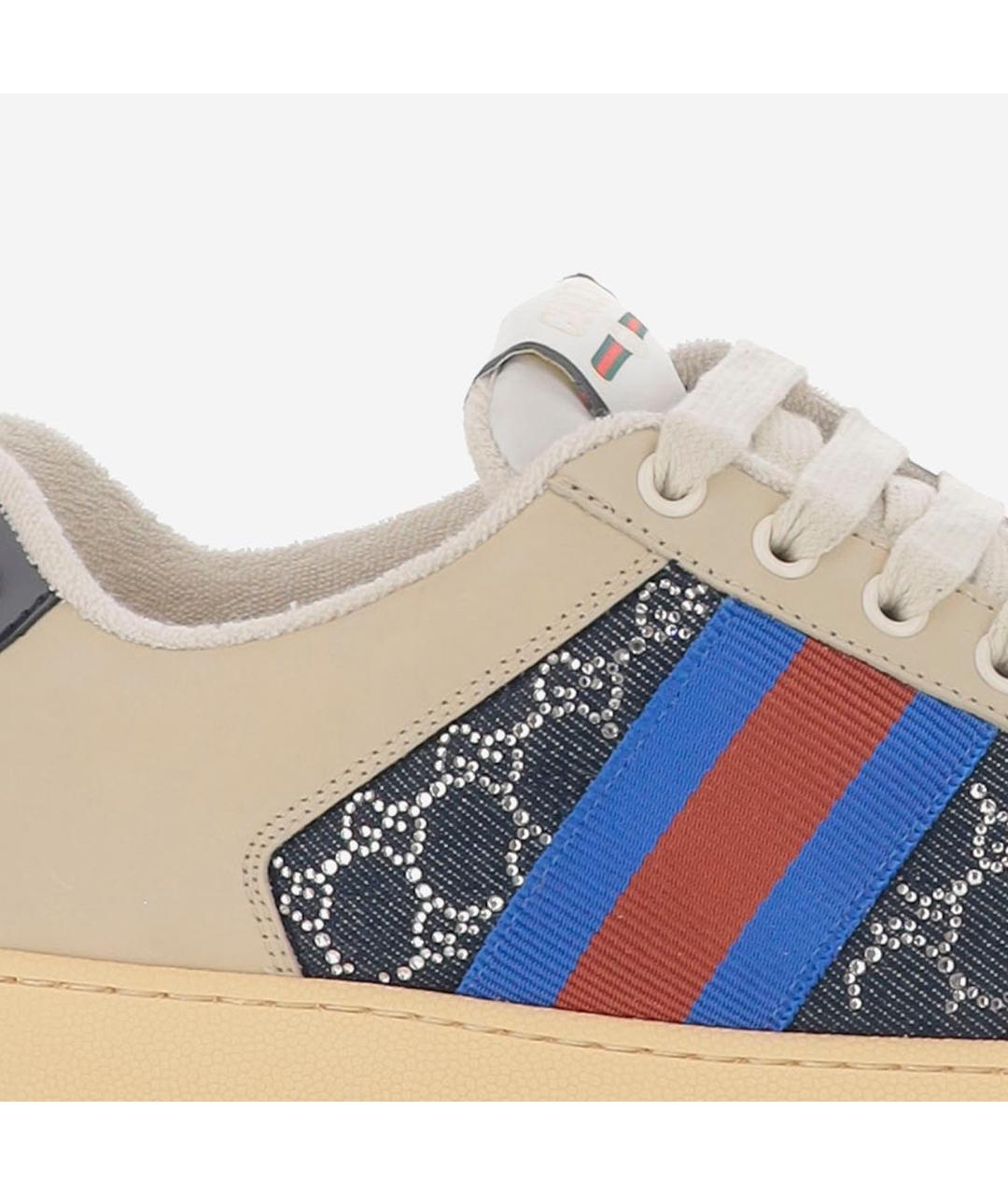 GUCCI Мульти текстильные кеды, фото 5