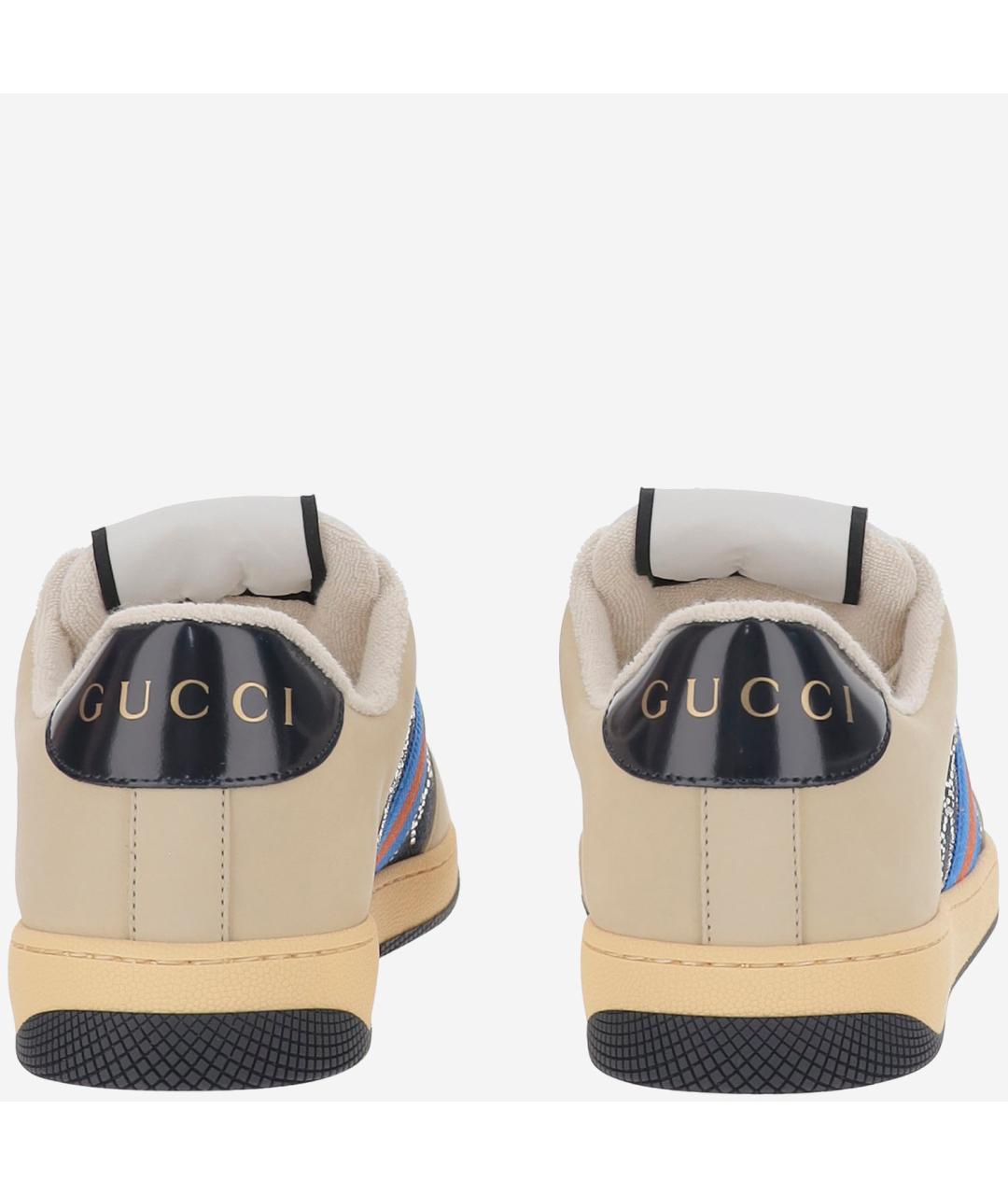GUCCI Мульти текстильные кеды, фото 4