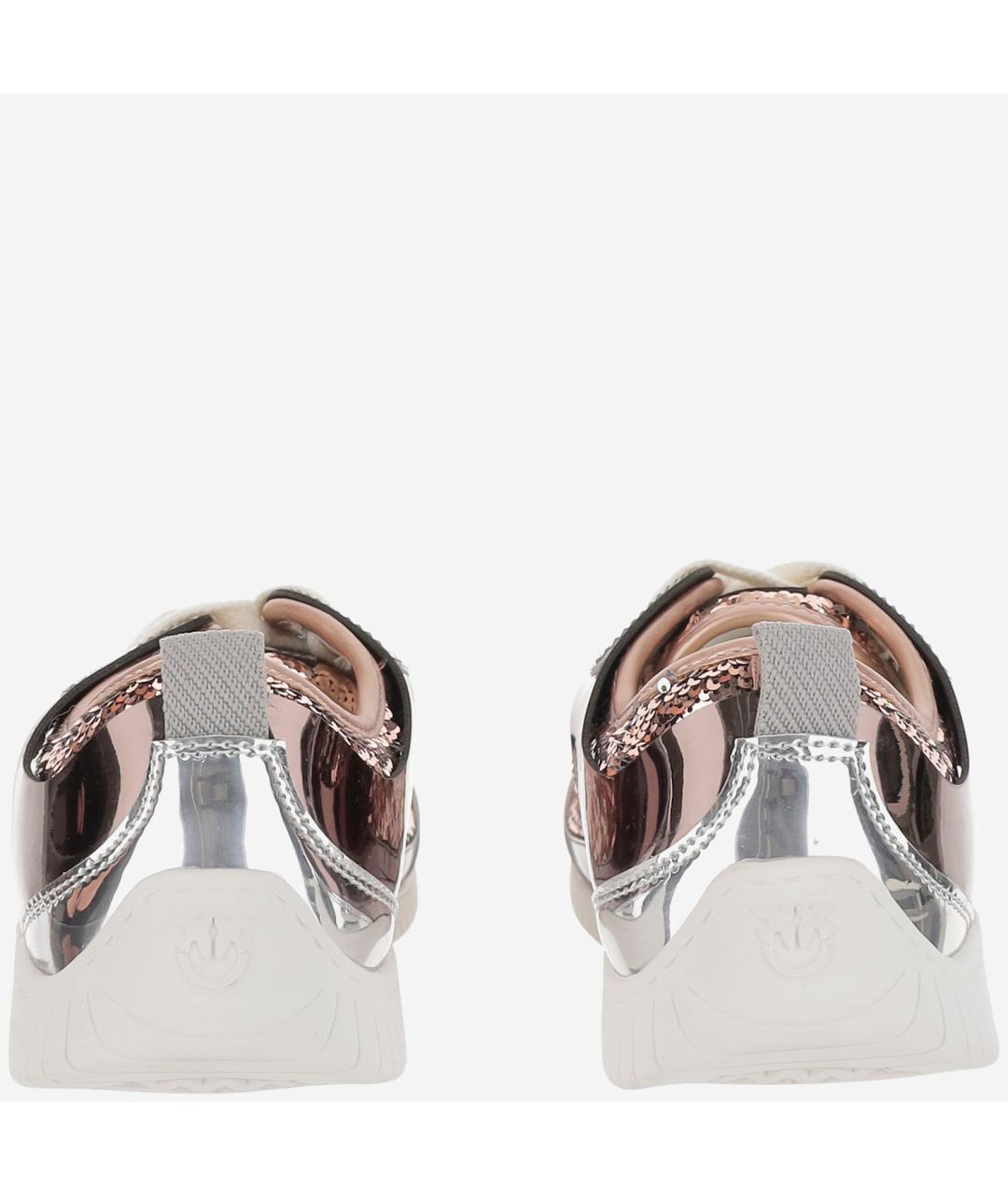 PINKO Коричневые синтетические кроссовки, фото 4