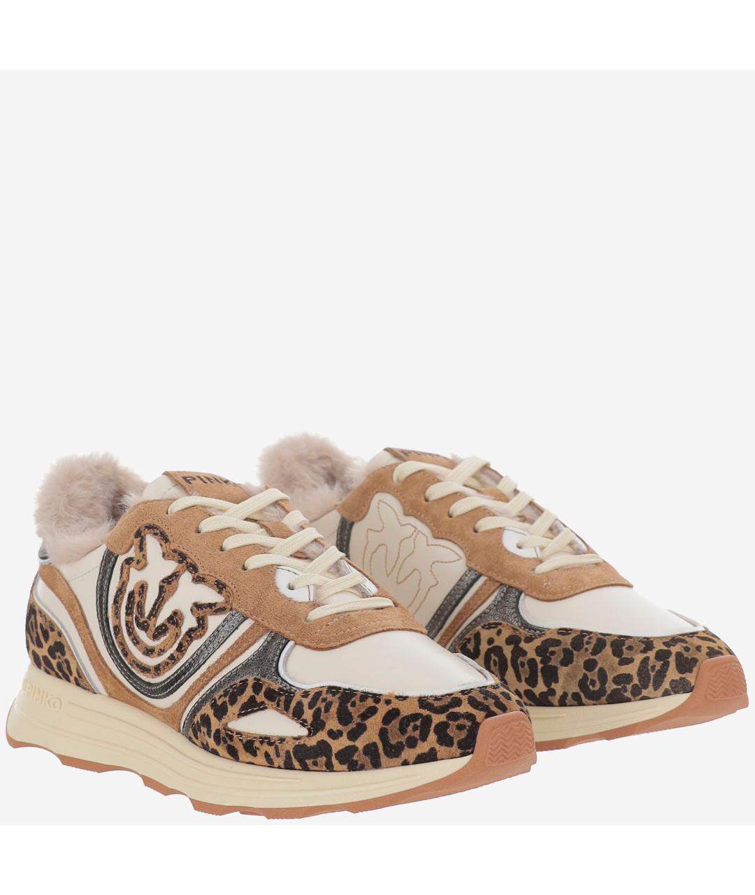 PINKO Мульти кожаные кроссовки, фото 3