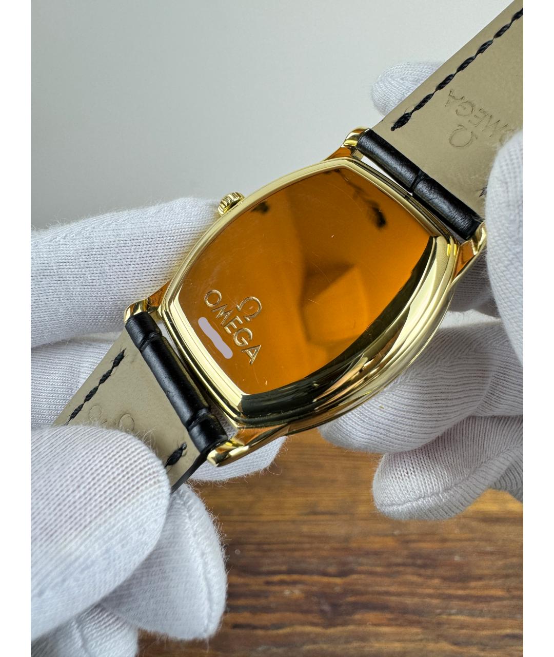 OMEGA Золотые часы из желтого золота, фото 6