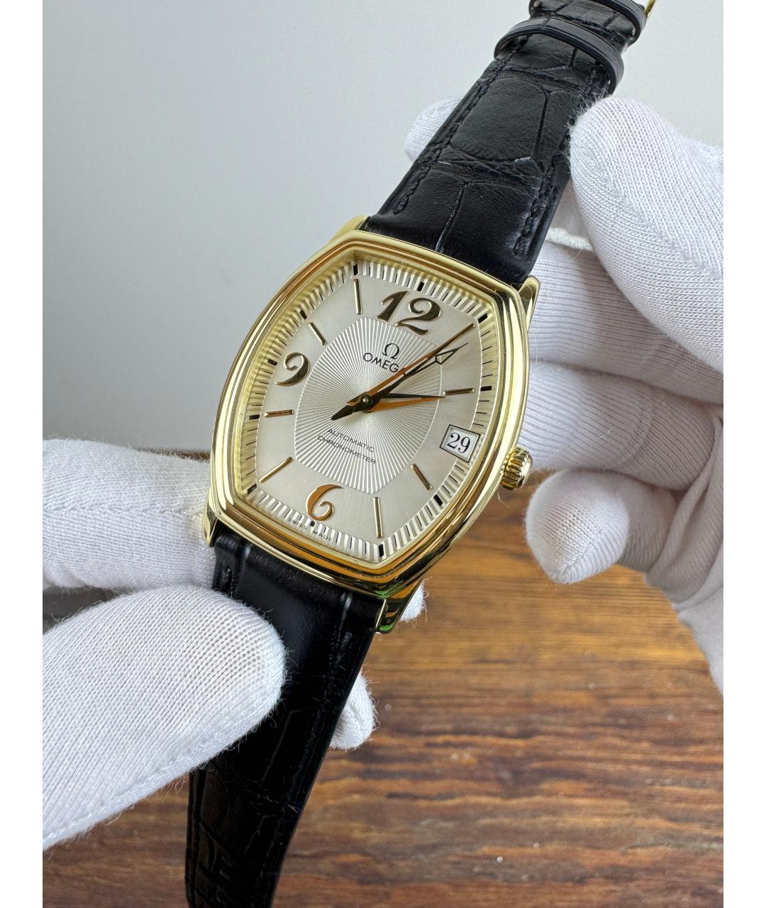 OMEGA Золотые часы из желтого золота, фото 3