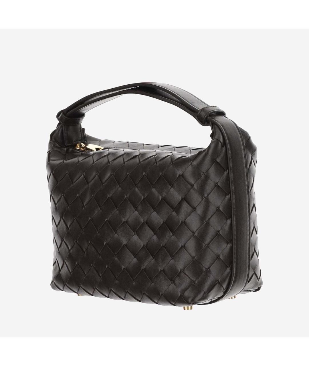 BOTTEGA VENETA Коричневая кожаная сумка с короткими ручками, фото 3