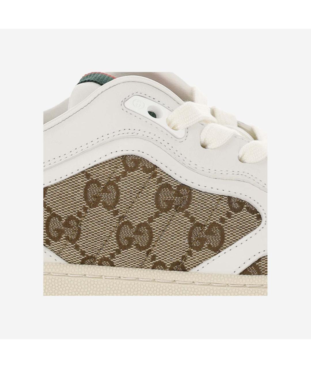 GUCCI Мульти кожаные кеды, фото 5