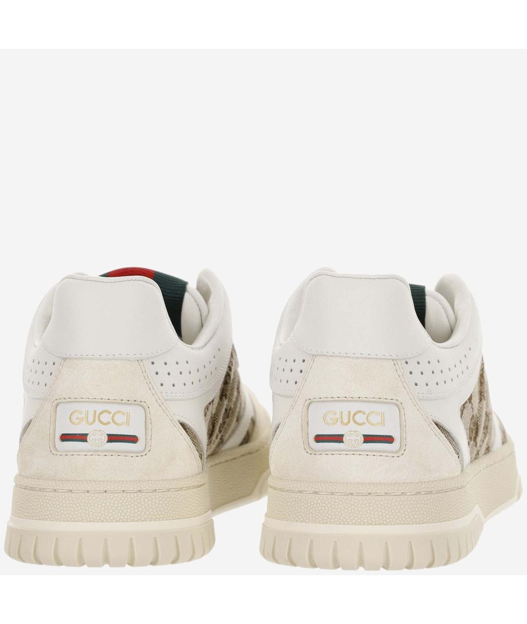 GUCCI Мульти кожаные кеды, фото 4