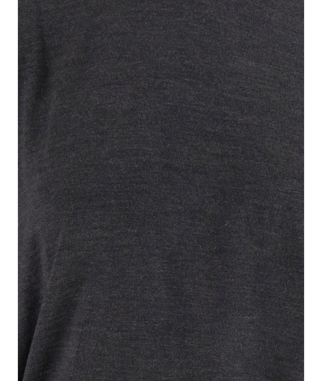 JACQUEMUS Серый шерстяной джемпер / свитер, фото 3