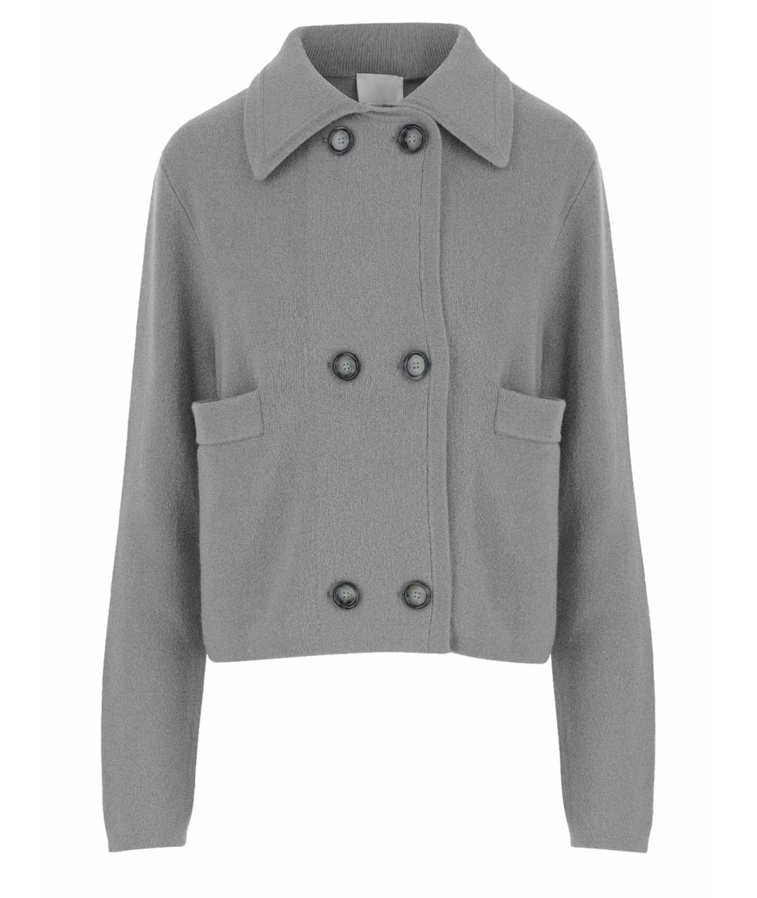 ALLUDE Серая шерстяная куртка, фото 1