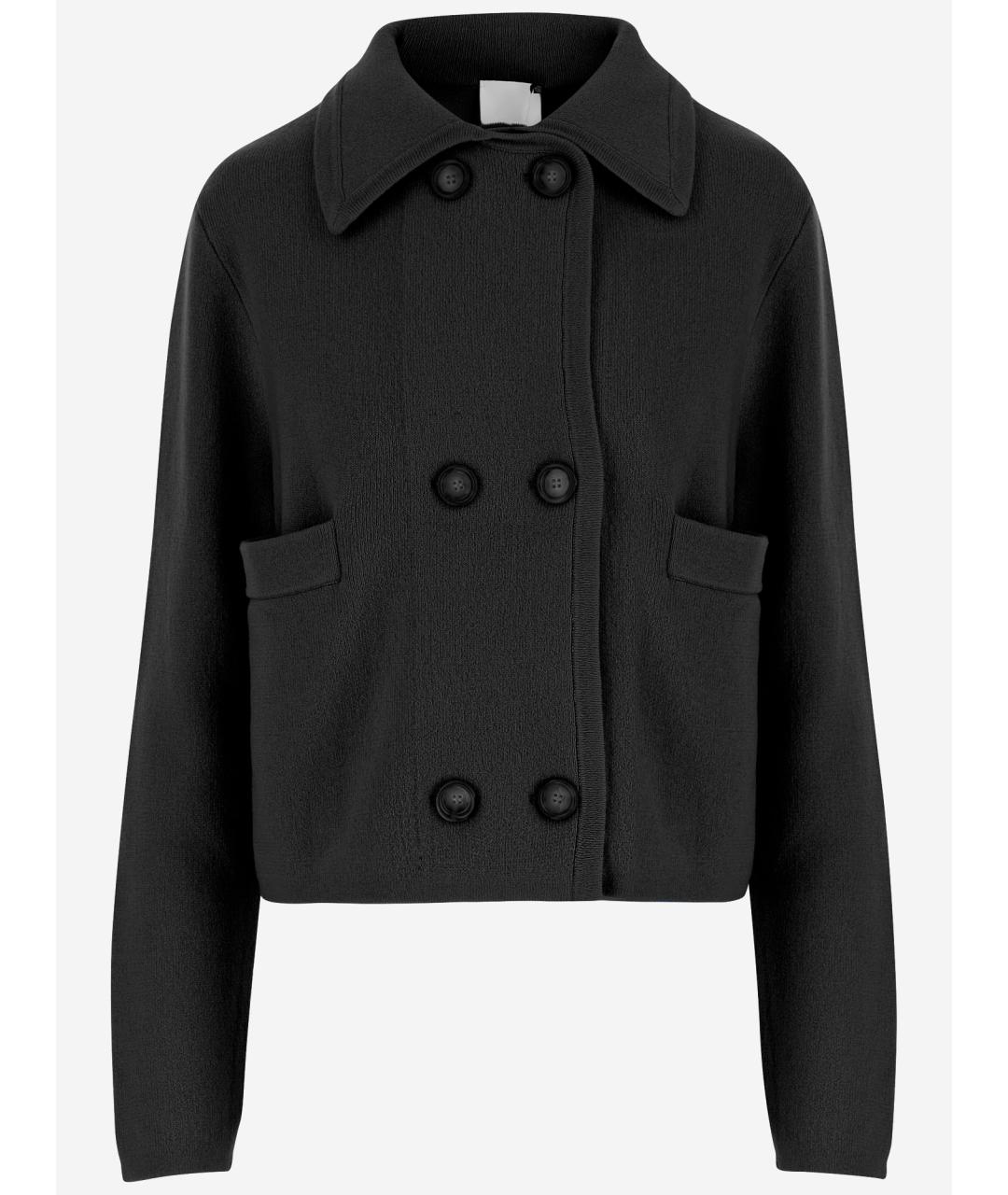 ALLUDE Черная шерстяная куртка, фото 4