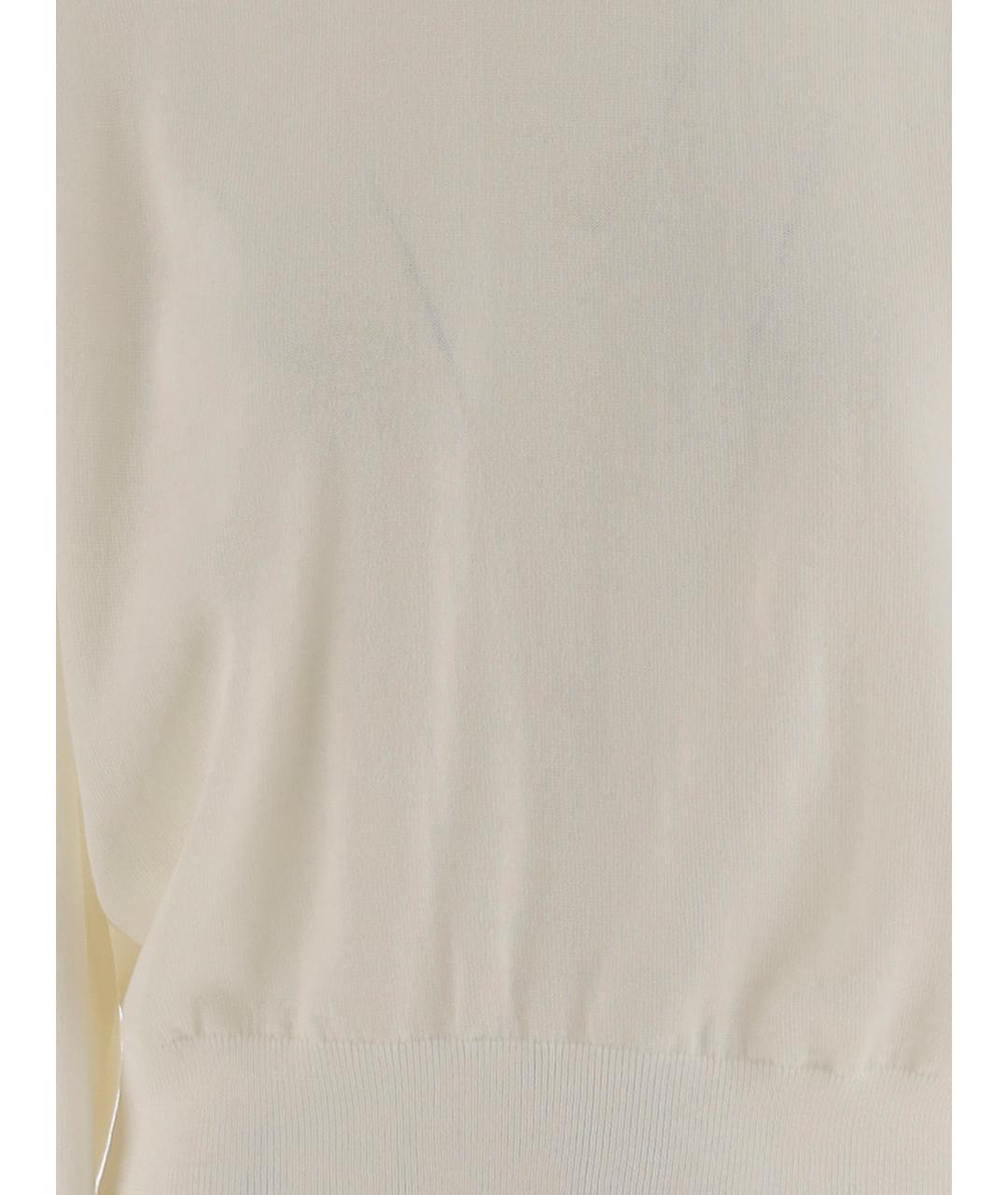 JACQUEMUS Белый шерстяной джемпер / свитер, фото 3