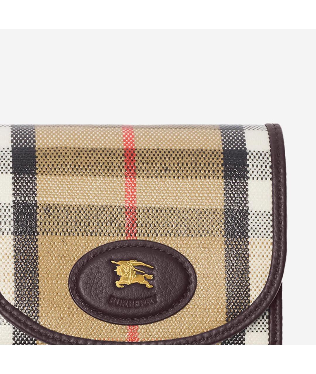 BURBERRY Бежевый кошелек, фото 4