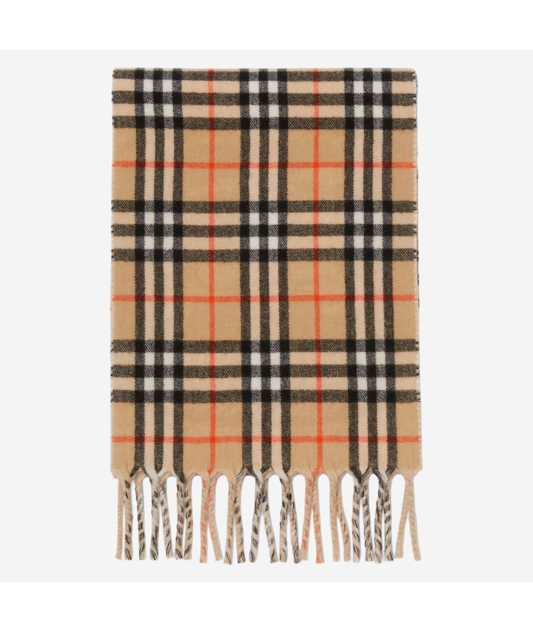 BURBERRY Бежевый кашемировый шарф, фото 2