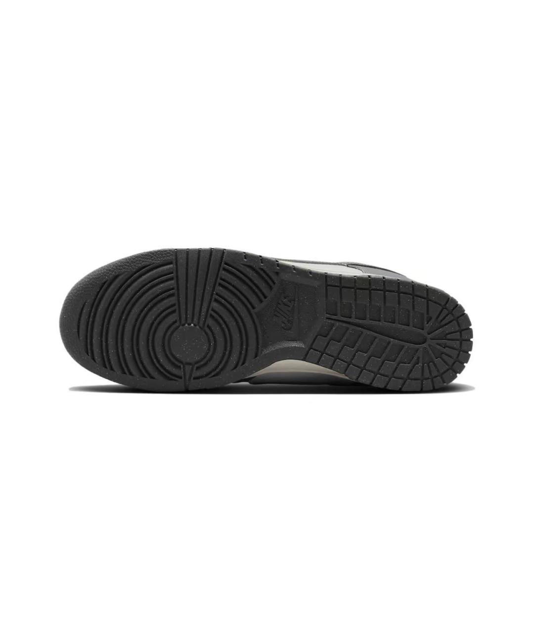 NIKE Серые кожаные низкие кроссовки / кеды, фото 5