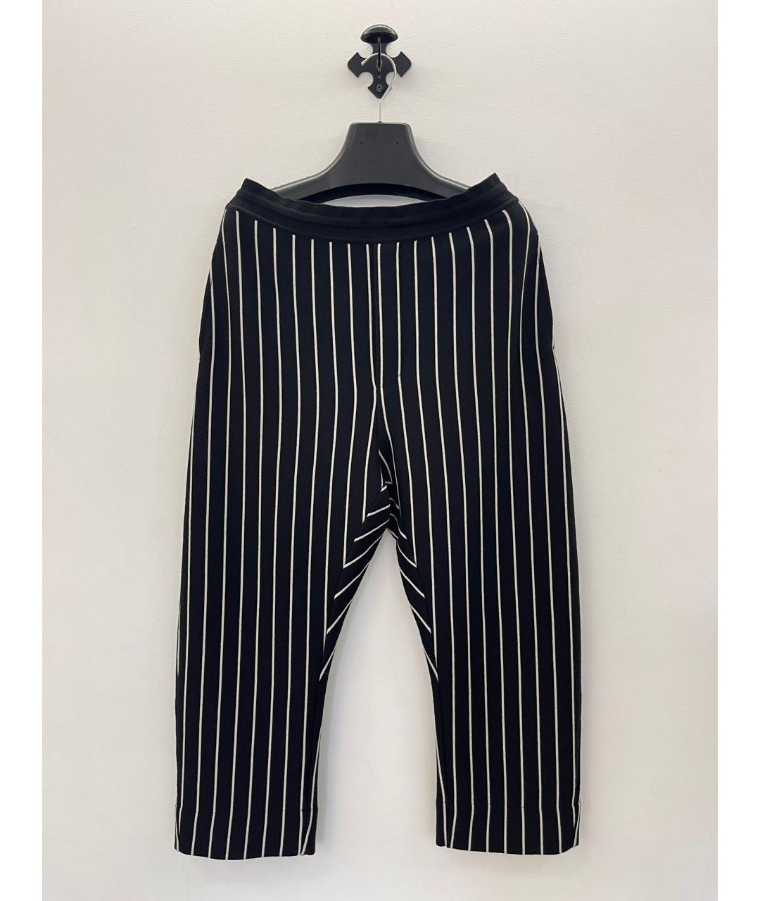 HAIDER ACKERMANN Черные шерстяные повседневные брюки, фото 2