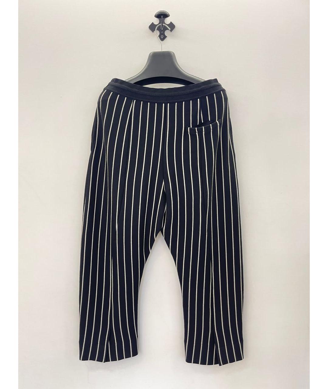 HAIDER ACKERMANN Черные шерстяные повседневные брюки, фото 3