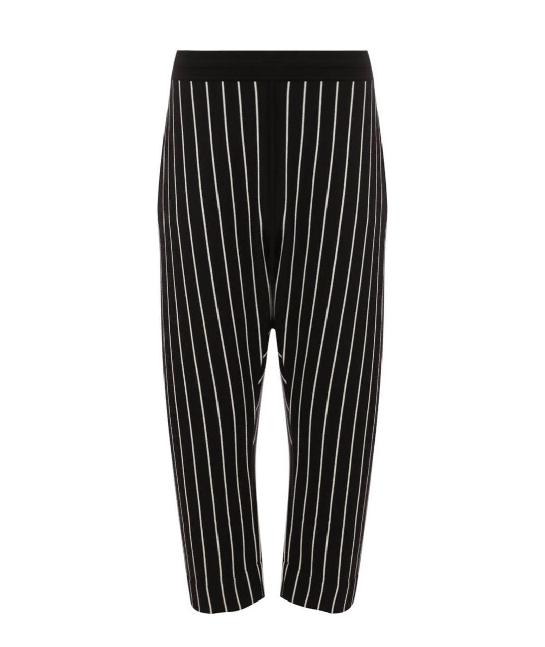 HAIDER ACKERMANN Черные шерстяные повседневные брюки, фото 1
