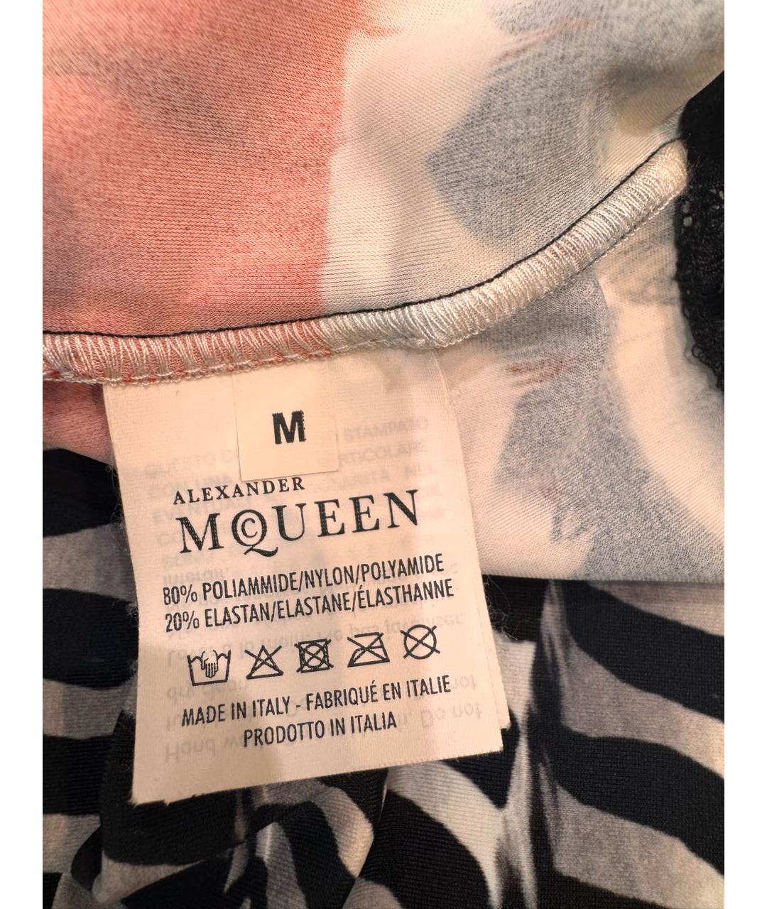 ALEXANDER MCQUEEN Мульти полиамидовые леггинсы и велосипедки, фото 6