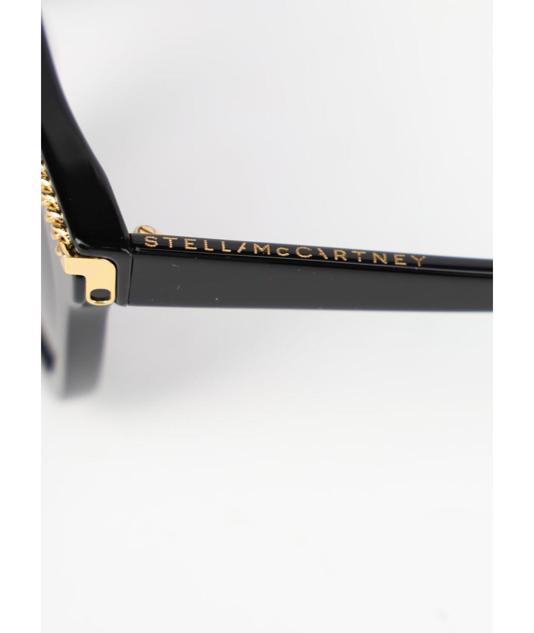 STELLA MCCARTNEY Черные пластиковые солнцезащитные очки, фото 5