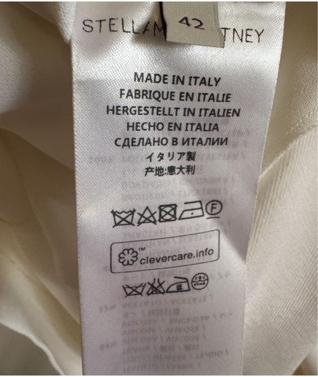 STELLA MCCARTNEY Белый вискозный сарафан, фото 3