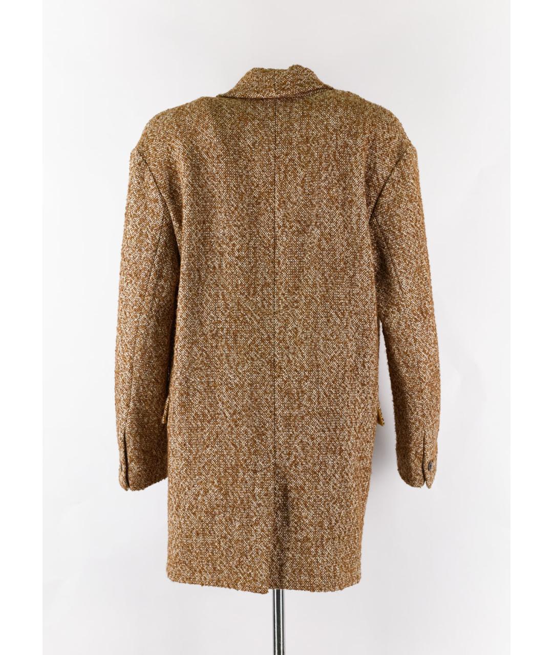 ISABEL MARANT Коричневое шерстяное пальто, фото 2