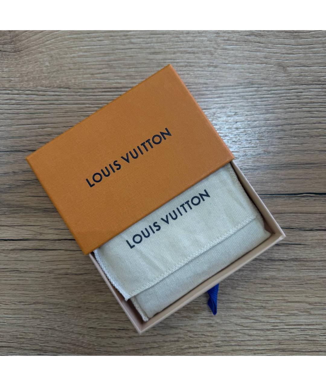 LOUIS VUITTON Кожаная визитница, фото 4