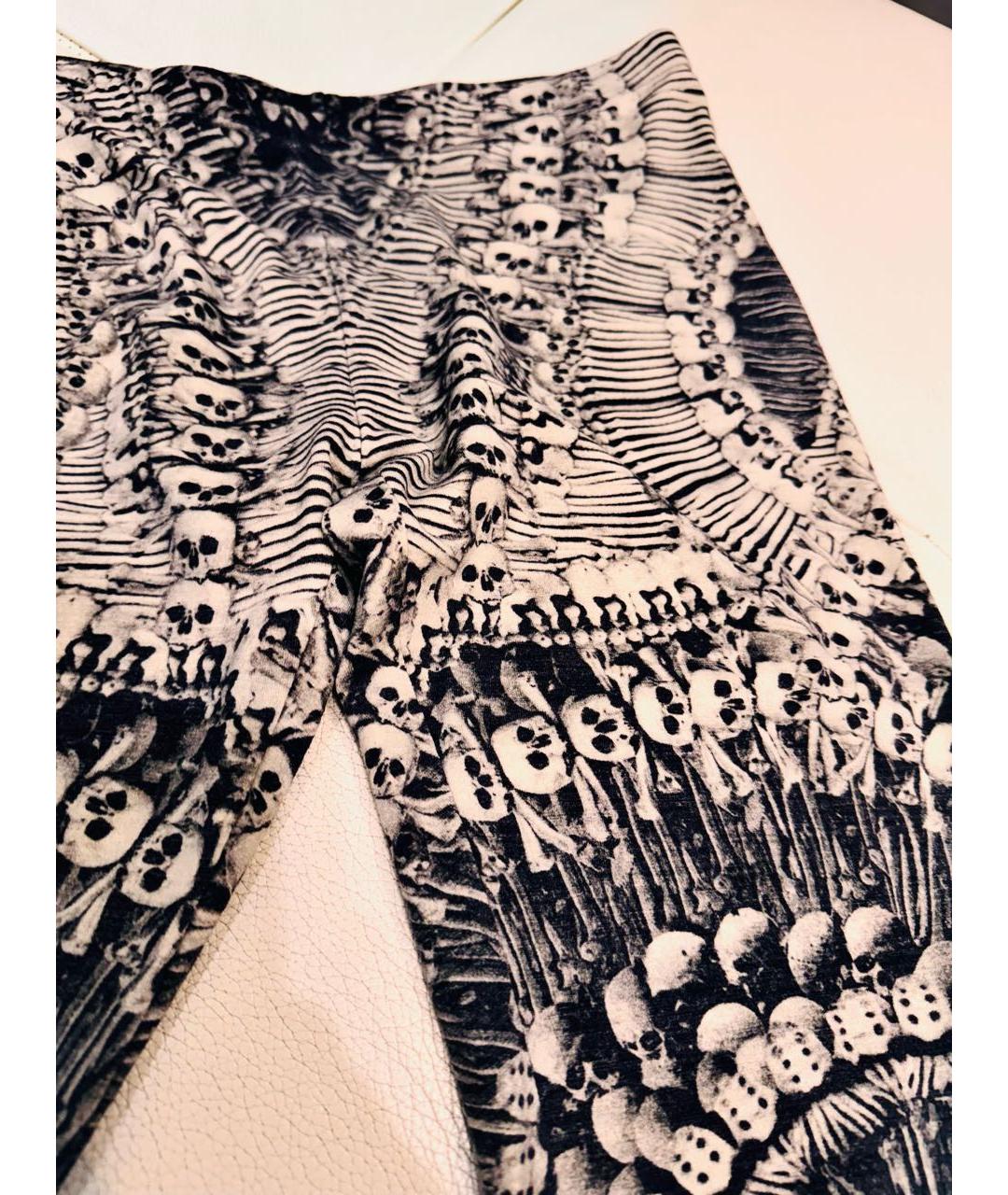 ALEXANDER MCQUEEN Серые шерстяные леггинсы и велосипедки, фото 6
