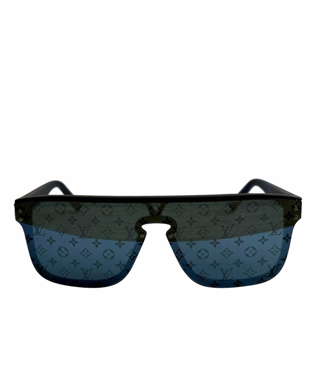 LOUIS VUITTON Черные пластиковые солнцезащитные очки, фото 1