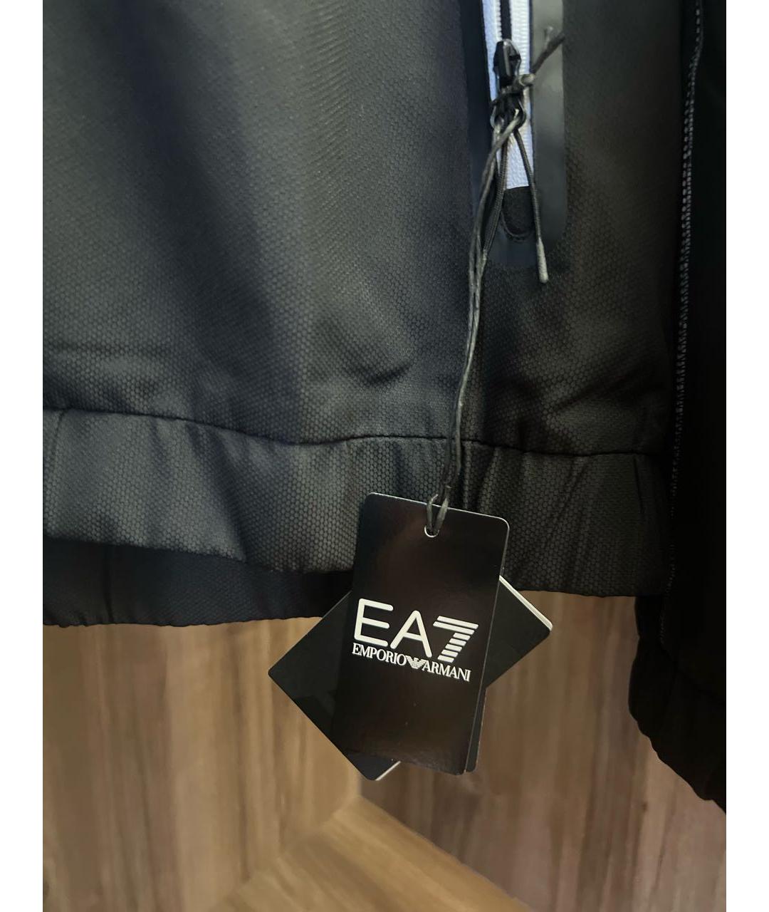 EMPORIO ARMANI Черный полиэстеровый спортивный костюм, фото 4