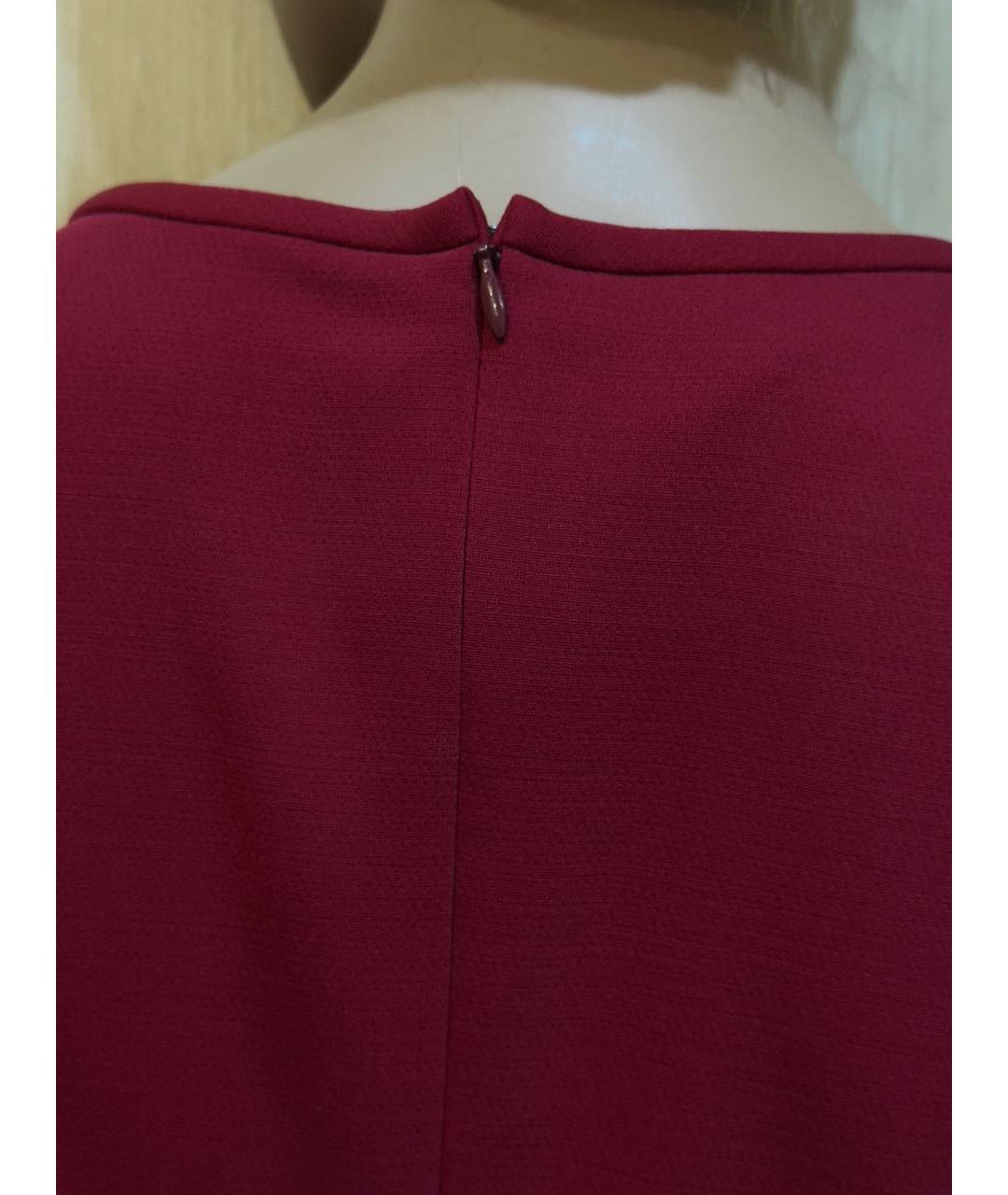 ESCADA Красное шерстяное повседневное платье, фото 8