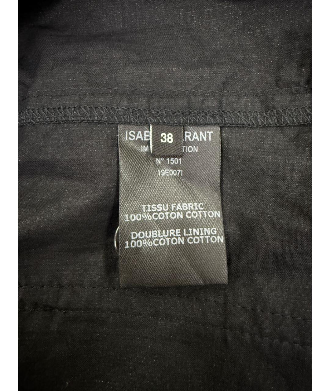 ISABEL MARANT Черные хлопковые шорты, фото 5