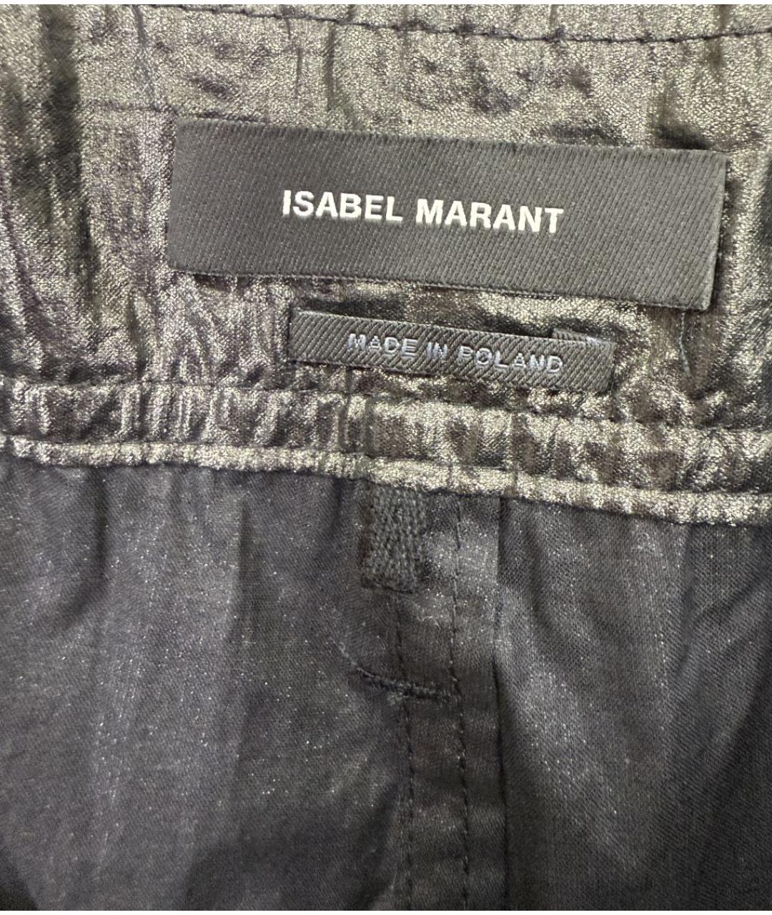 ISABEL MARANT Черные хлопковые шорты, фото 4