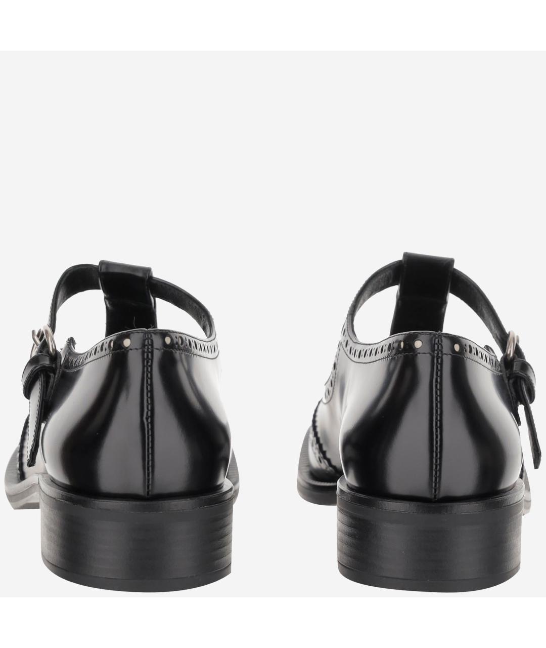 MIU MIU Черные кожаные туфли, фото 3