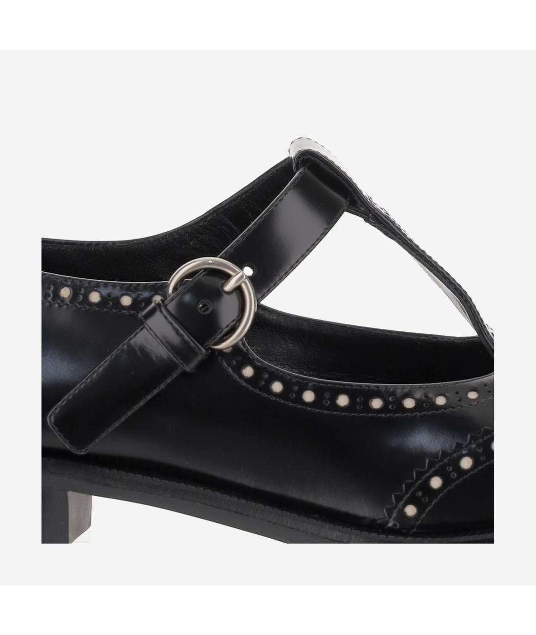 MIU MIU Черные кожаные туфли, фото 4