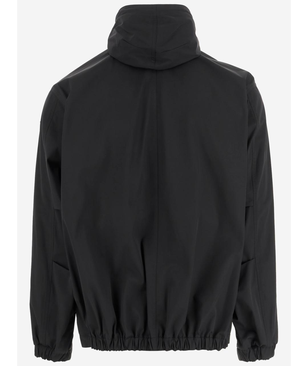 MONCLER Черная полиэстеровая куртка, фото 2