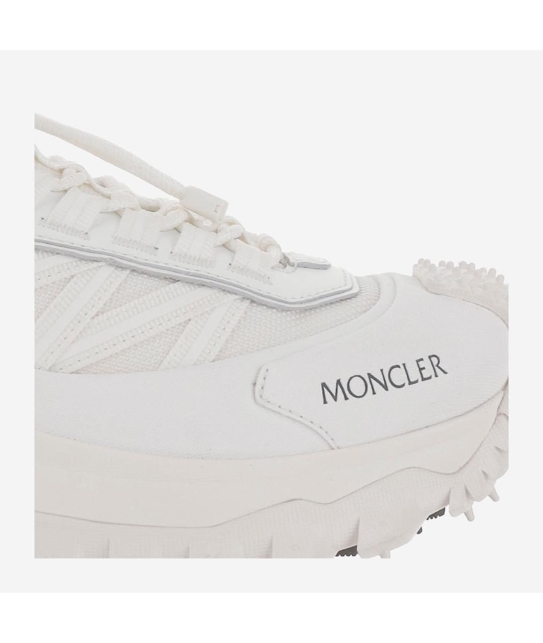 MONCLER Белые кроссовки, фото 5