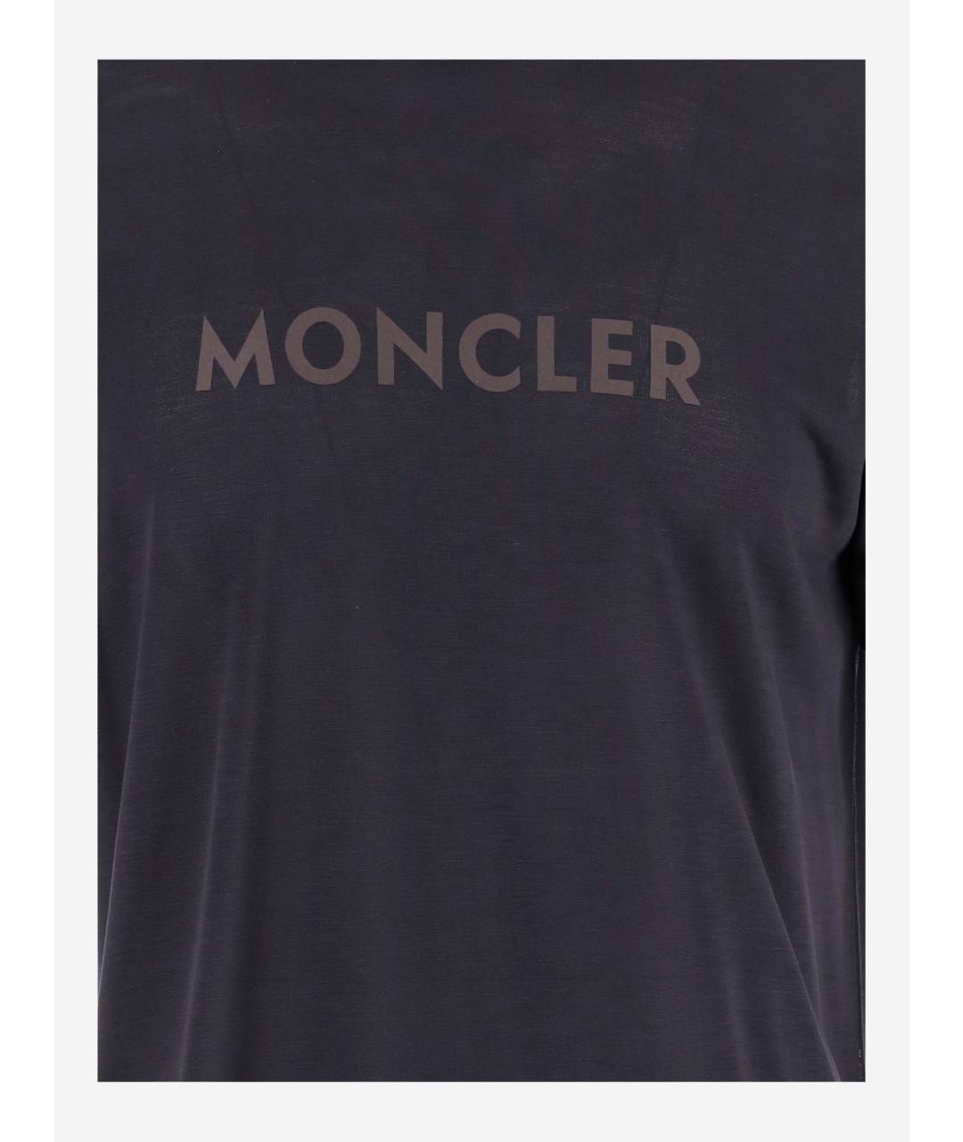 MONCLER Темно-синяя футболка, фото 3