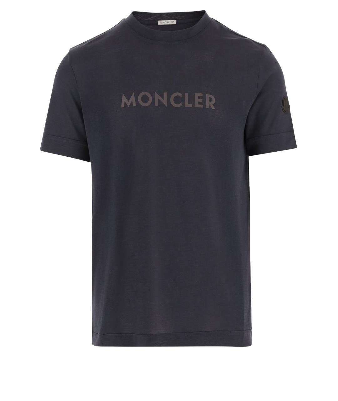 MONCLER Темно-синяя футболка, фото 1