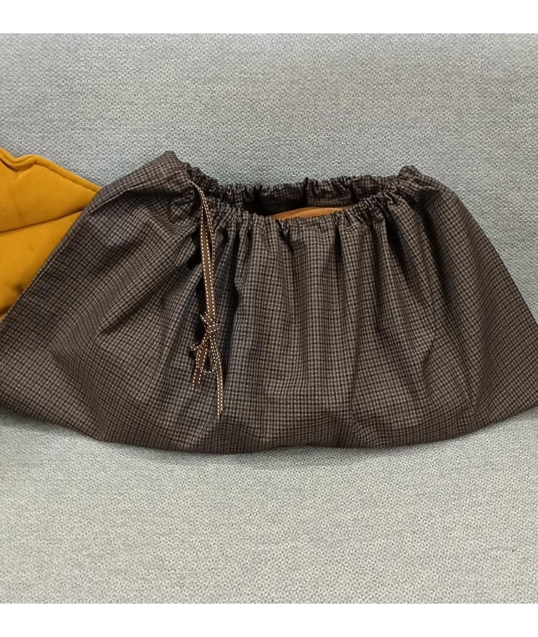 FENDI Коричневая меховая сумка с короткими ручками, фото 6