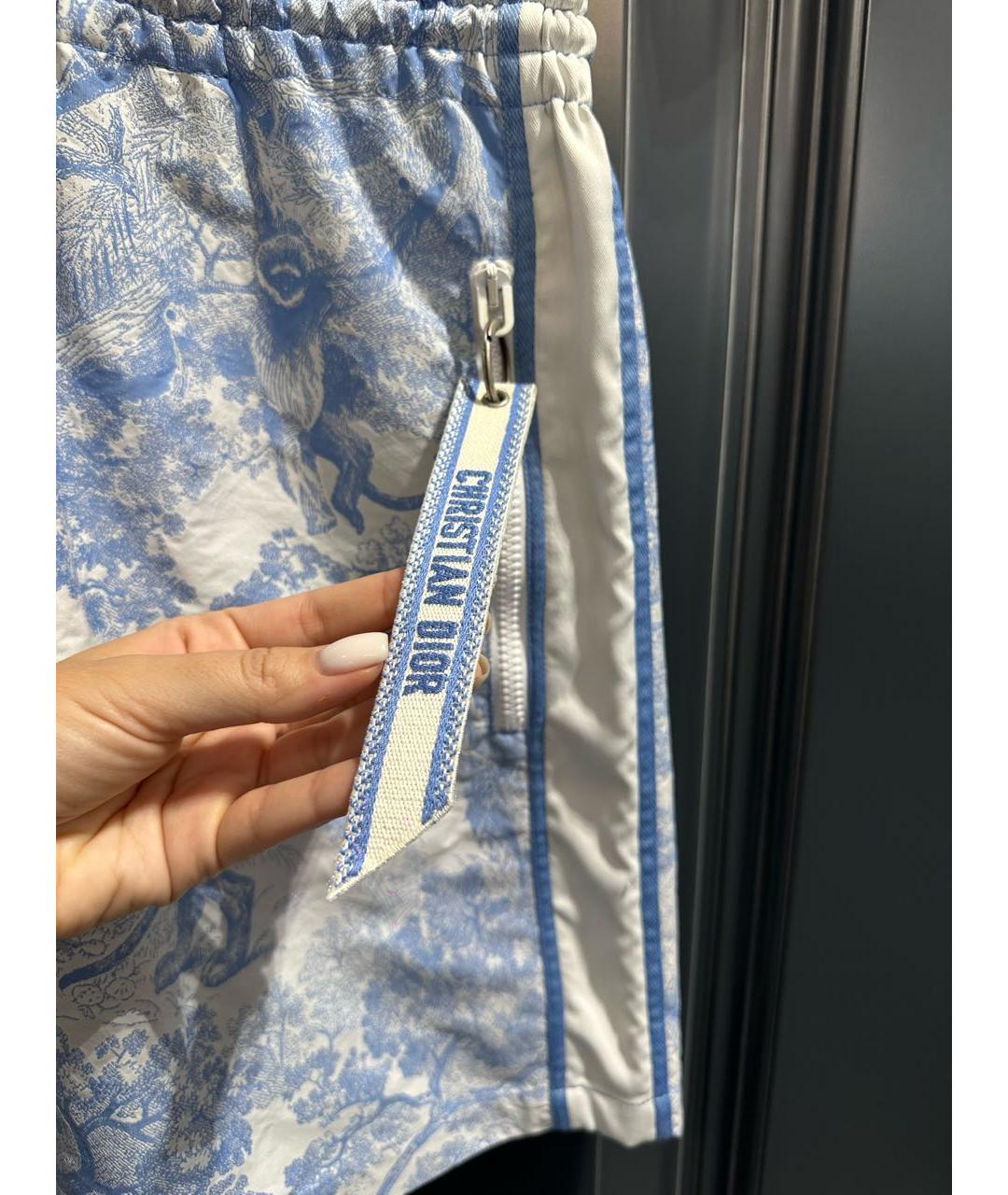 CHRISTIAN DIOR Голубое повседневное платье, фото 3