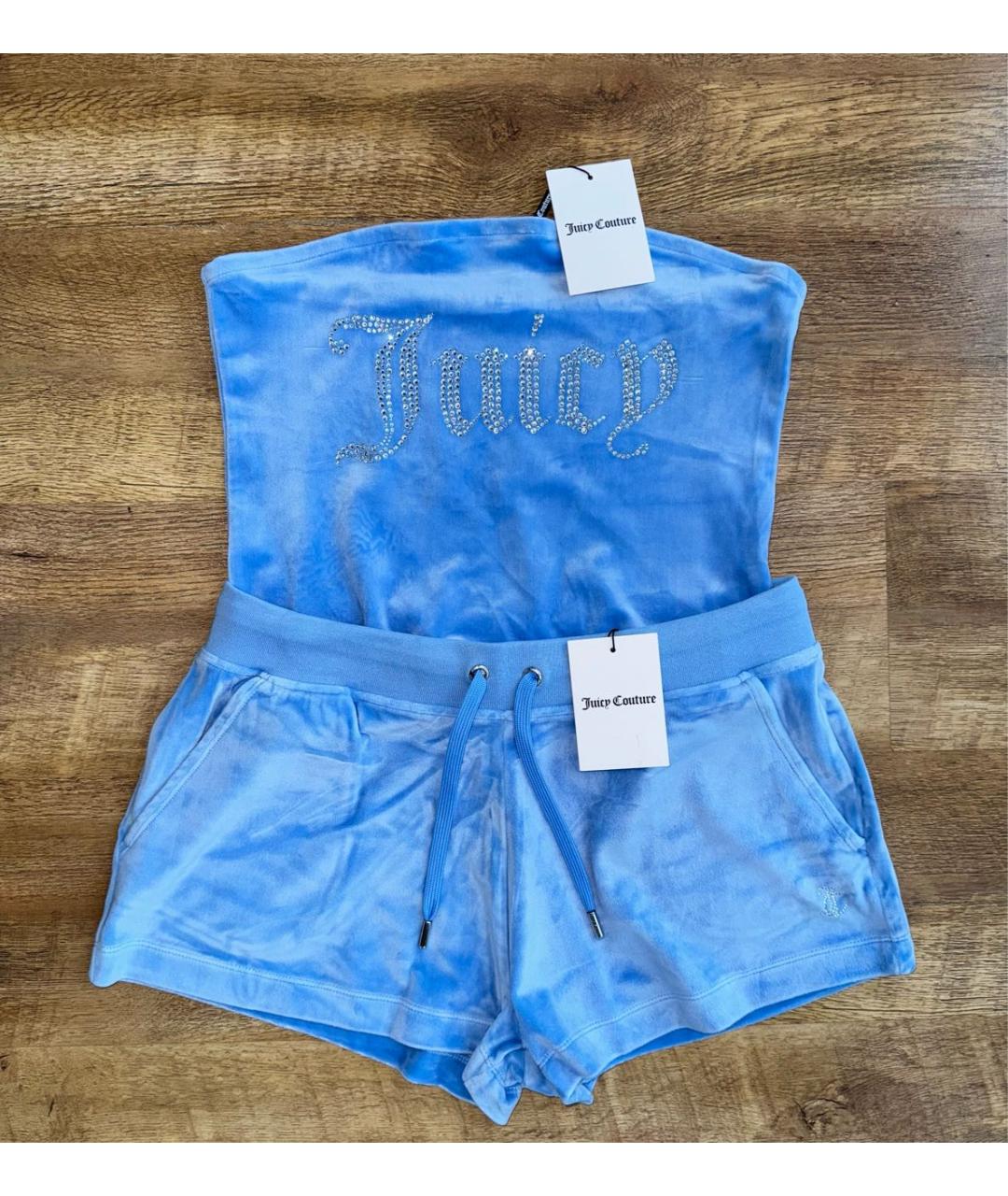 JUICY COUTURE Голубой полиэстеровый спортивные костюмы, фото 2