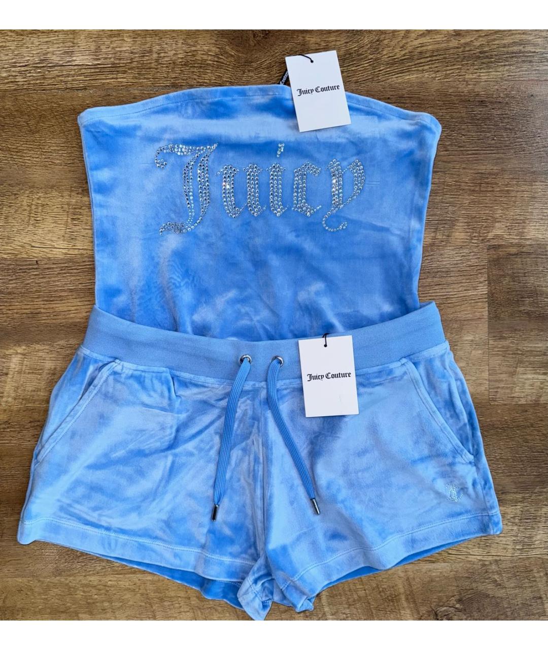 JUICY COUTURE Голубой полиэстеровый спортивные костюмы, фото 7