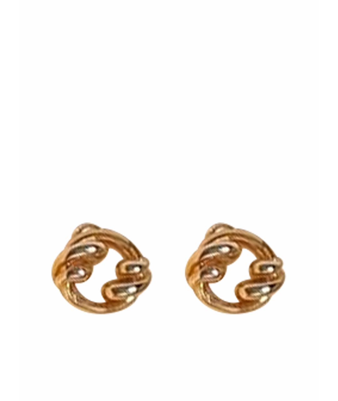FENDI Золотые серьги, фото 1