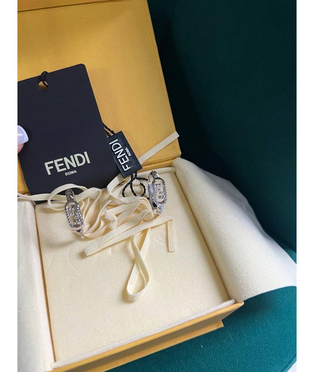 FENDI Серебряные серьги, фото 7