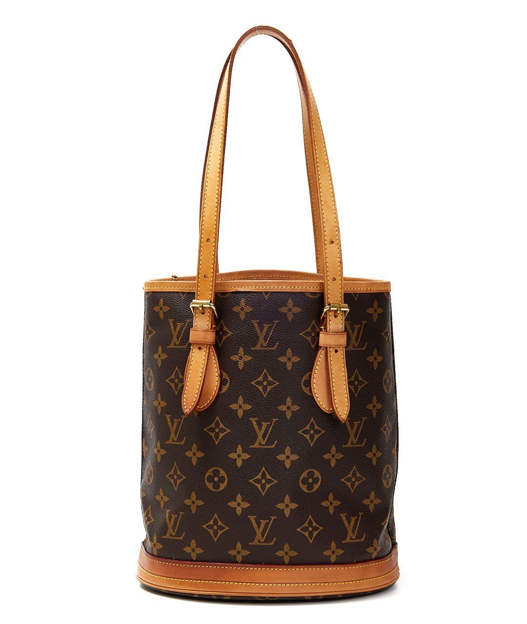 LOUIS VUITTON Коричневая кожаная сумка через плечо, фото 3